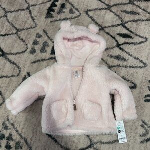 Cozy Pink Hooded Jacket